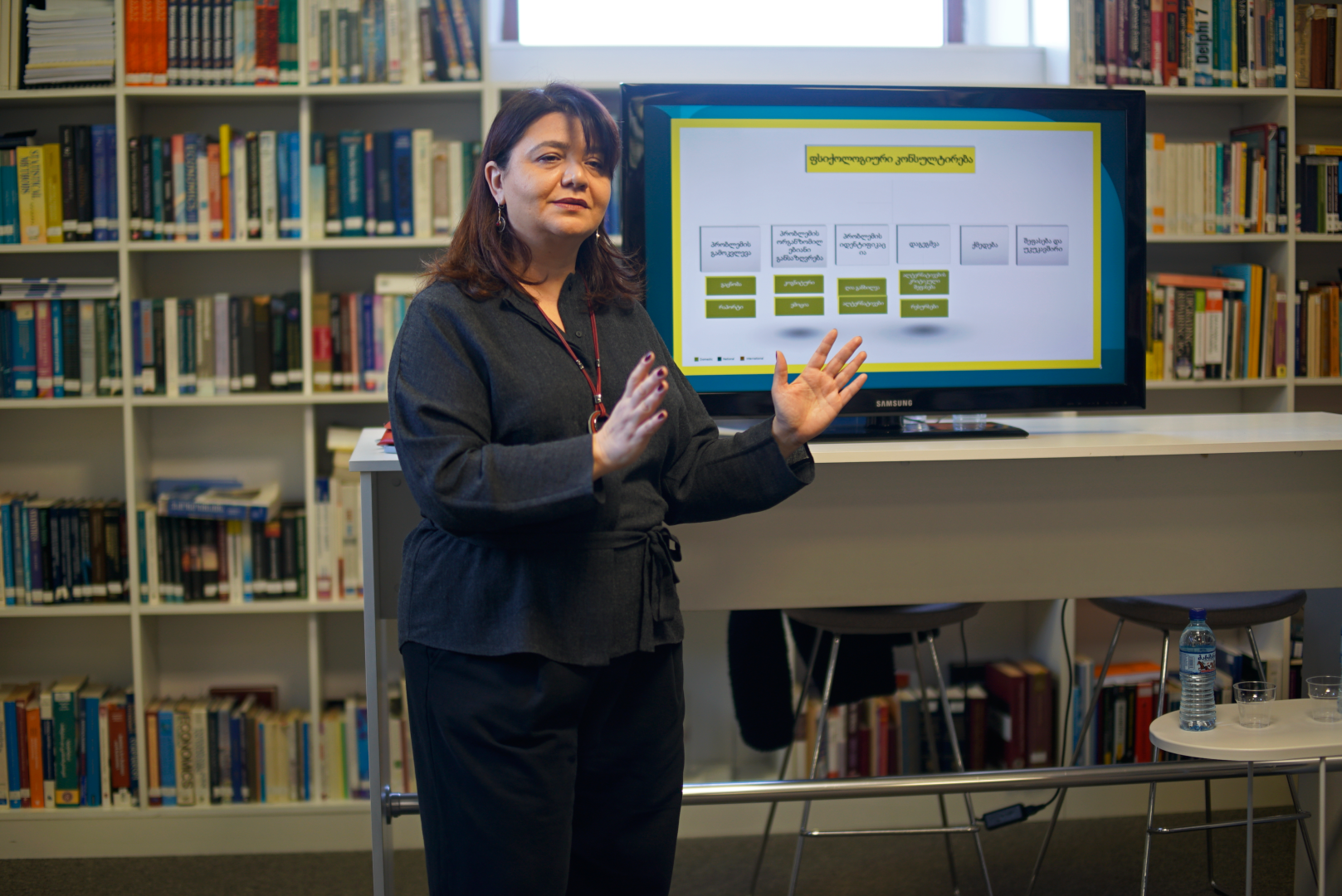 მასტერკლასი თემაზე ფსიქოლოგიური კონსულტირების სქემა ნეირო-ლინგვისტური პროგრამირების (NLP) ტექნიკების გამოყენებით